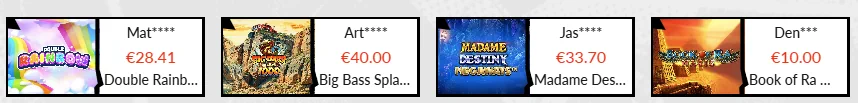 Gagnants de Manga Casino